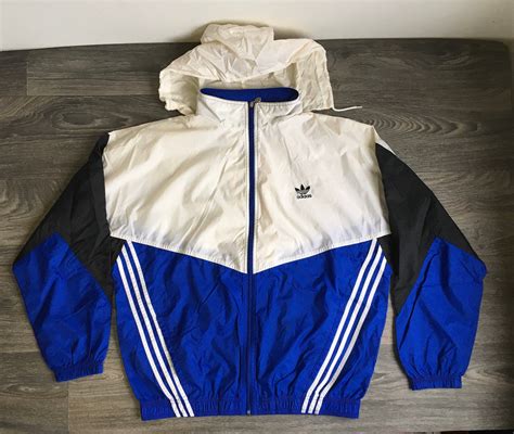 adidas windbreaker weiß|Adidas windbreaker vintage.